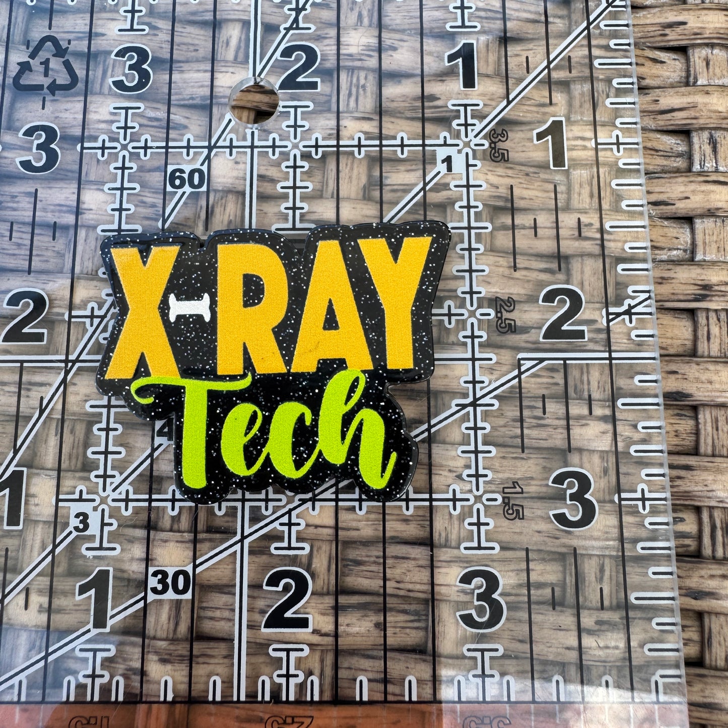 X Ray Tech Flatback Planar, Cabochon, Single Pc.