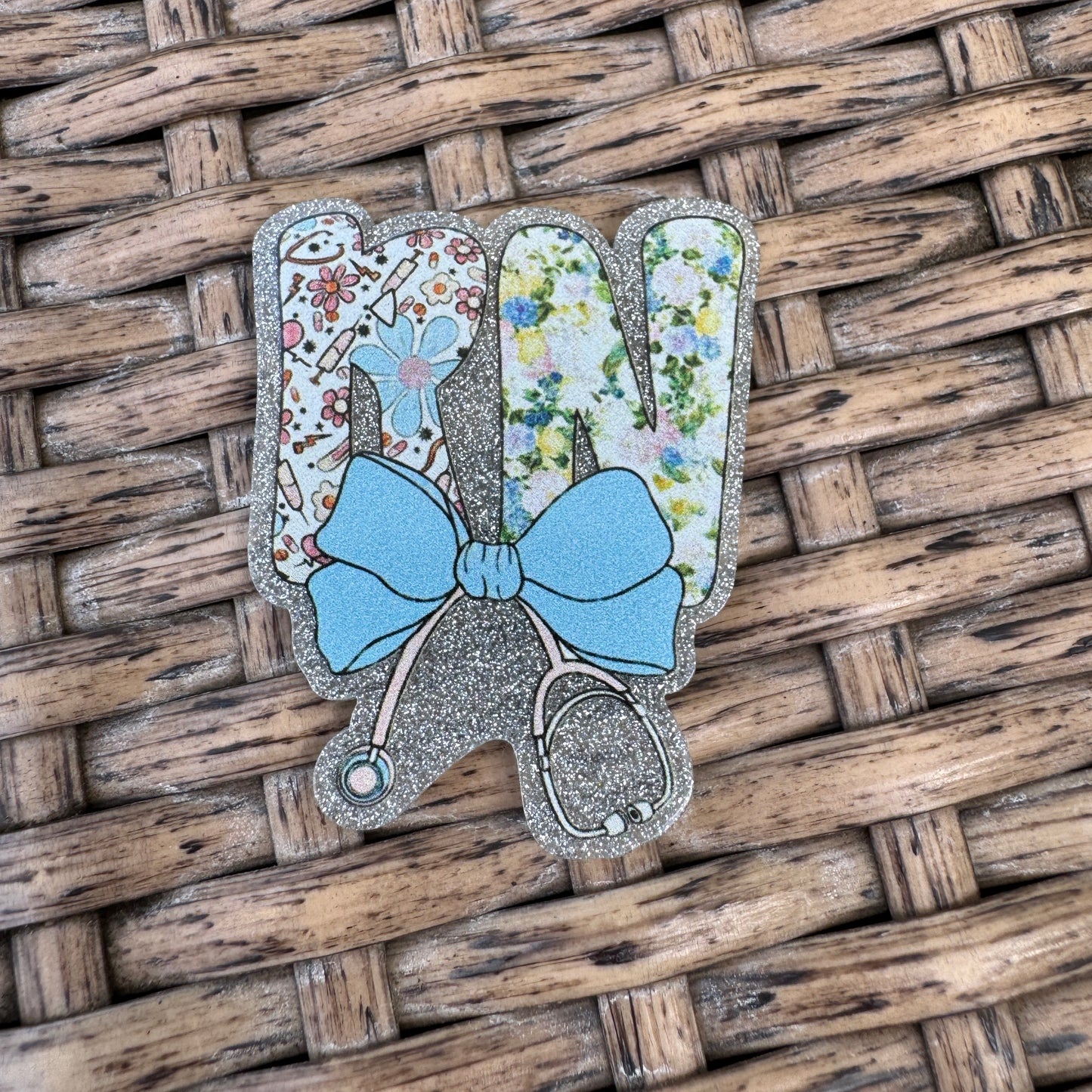 RN Stethoscope Flatback Planar, Cabochon, Single Pc.