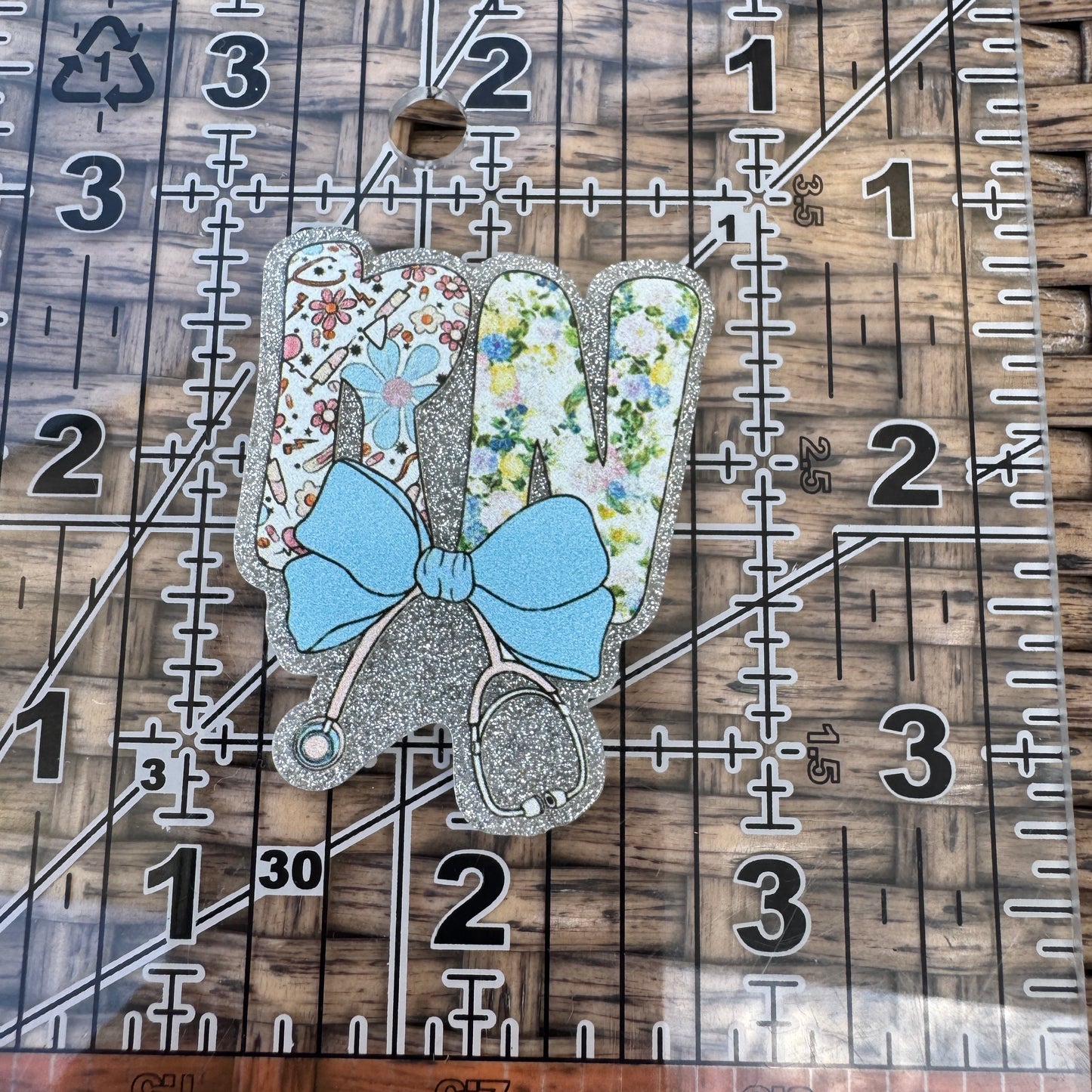 RN Stethoscope Flatback Planar, Cabochon, Single Pc.