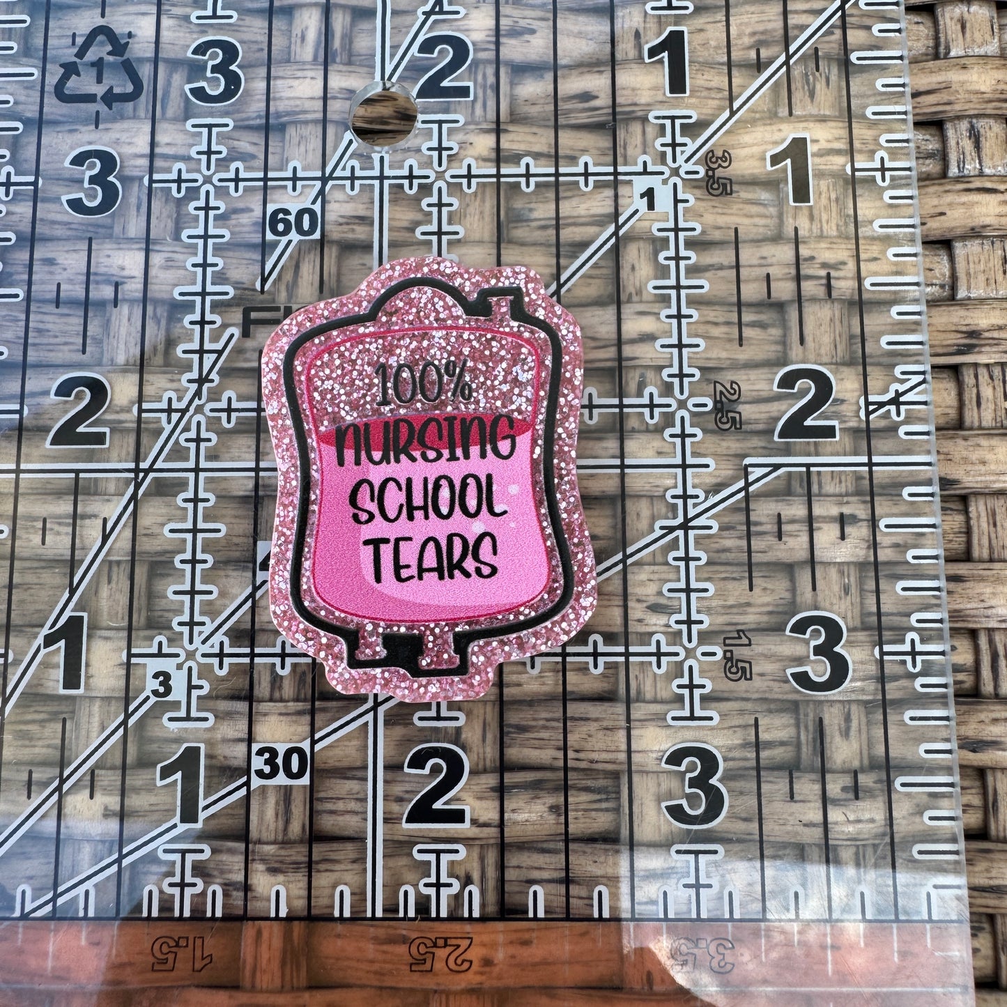 Nursing Student Tears Flatback Planar, Cabochon, Single Pc.