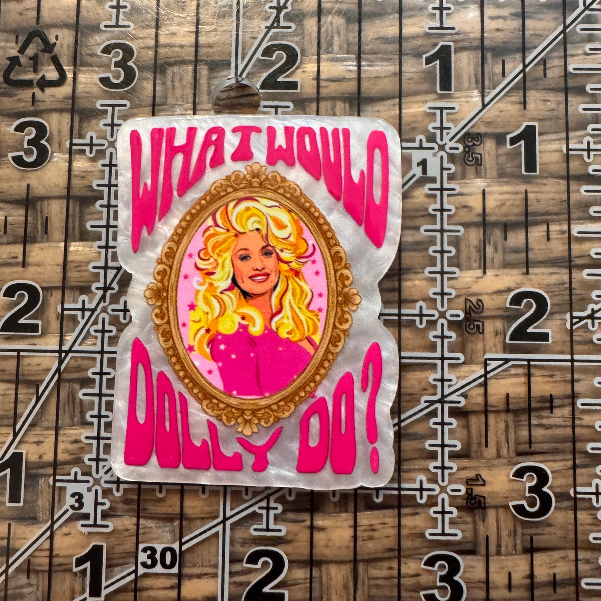 Acrylic Flatback Craft Embellishment Dolly Parton