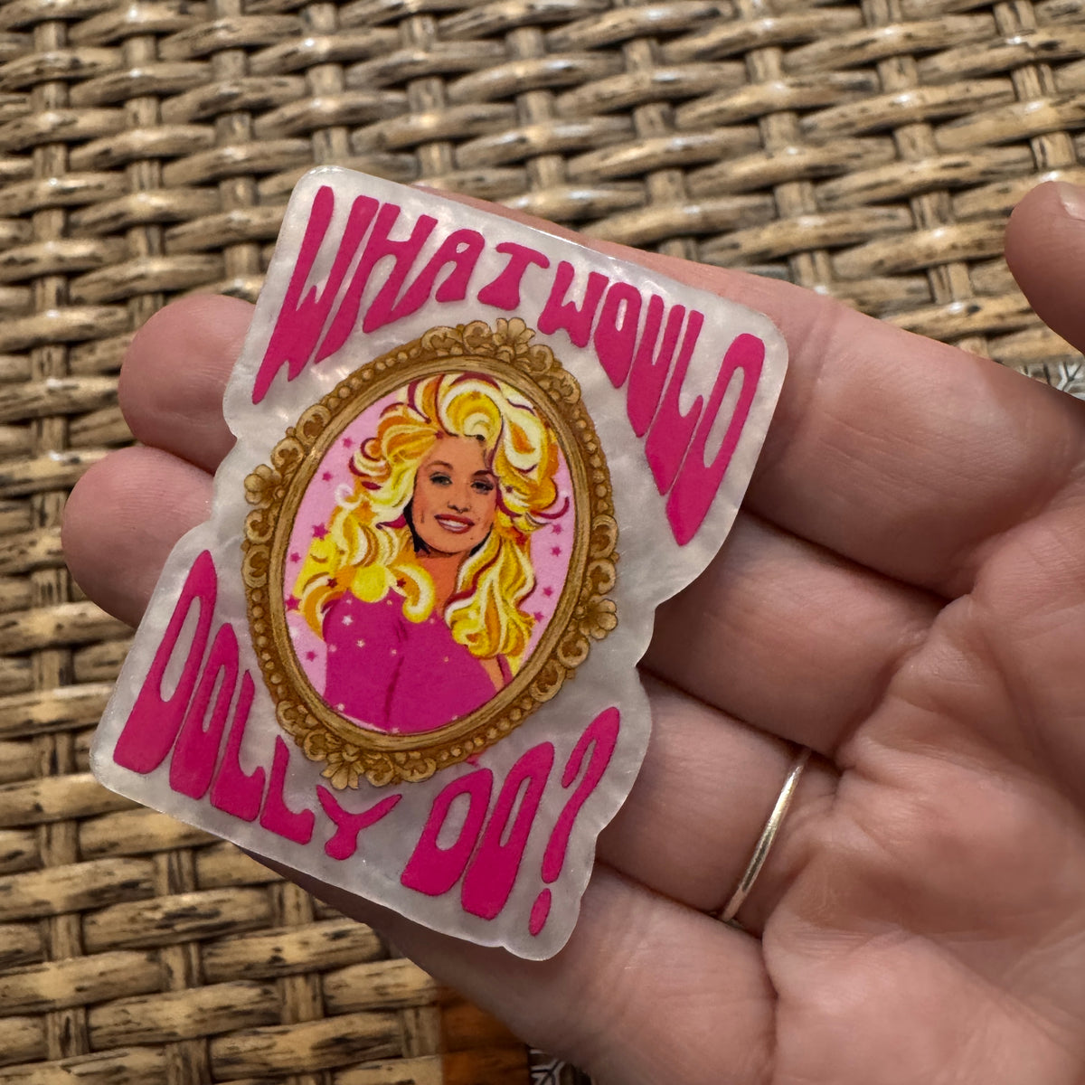 Acrylic Flatback Craft Embellishment Dolly Parton