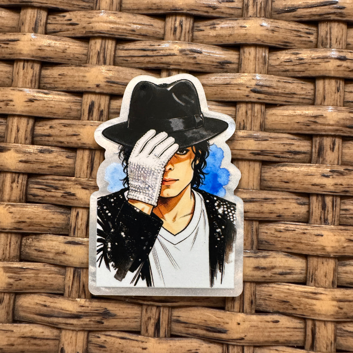 Acrylic Flatback Craft Embellishment Micheal Jackson
