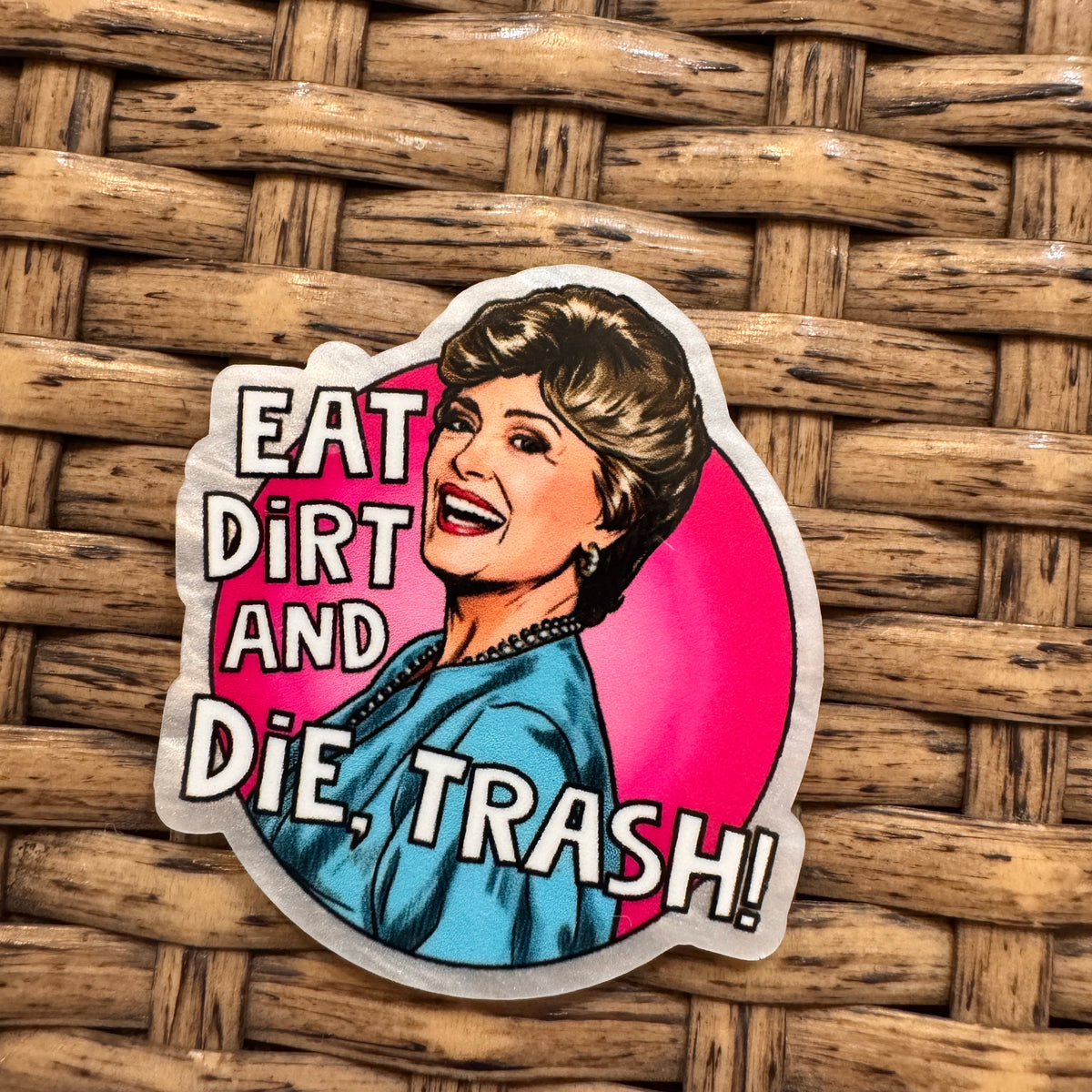 Acrylic Flatback Craft Embellishment Golden Girls Blanch