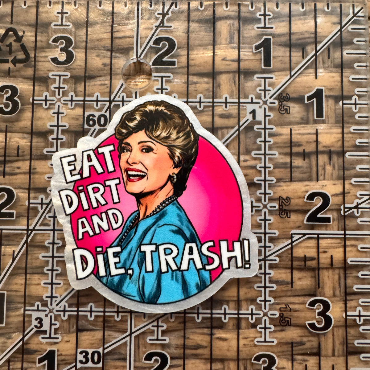 Acrylic Flatback Craft Embellishment Golden Girls Blanch
