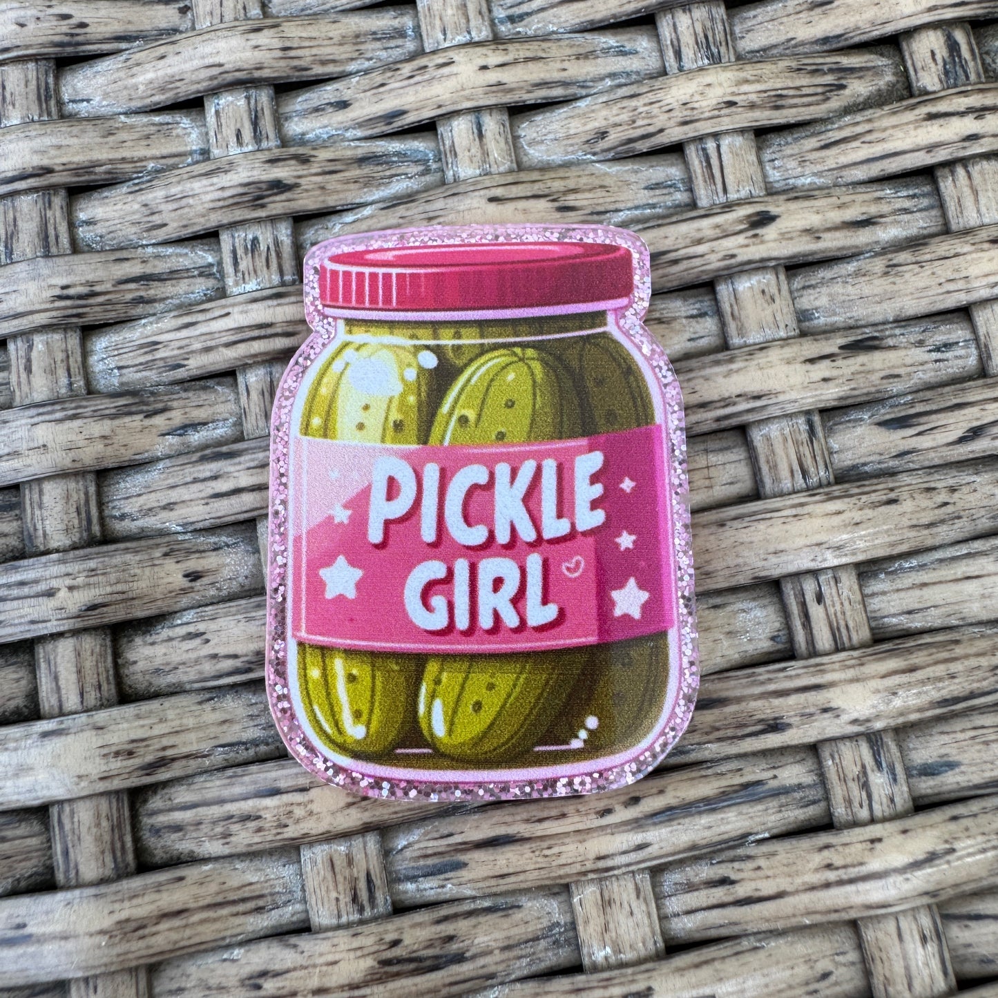 Pickle Girl Flatback Planar, Cabochon, Single Pc.