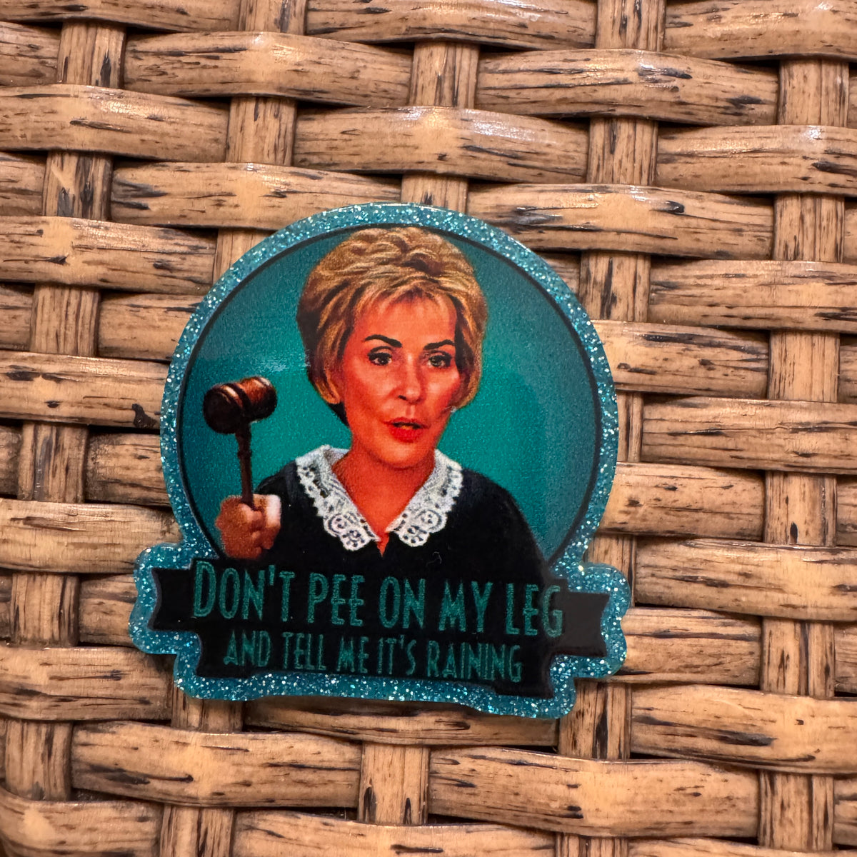 Acrylic Flatback Craft Embellishment Judge Judy