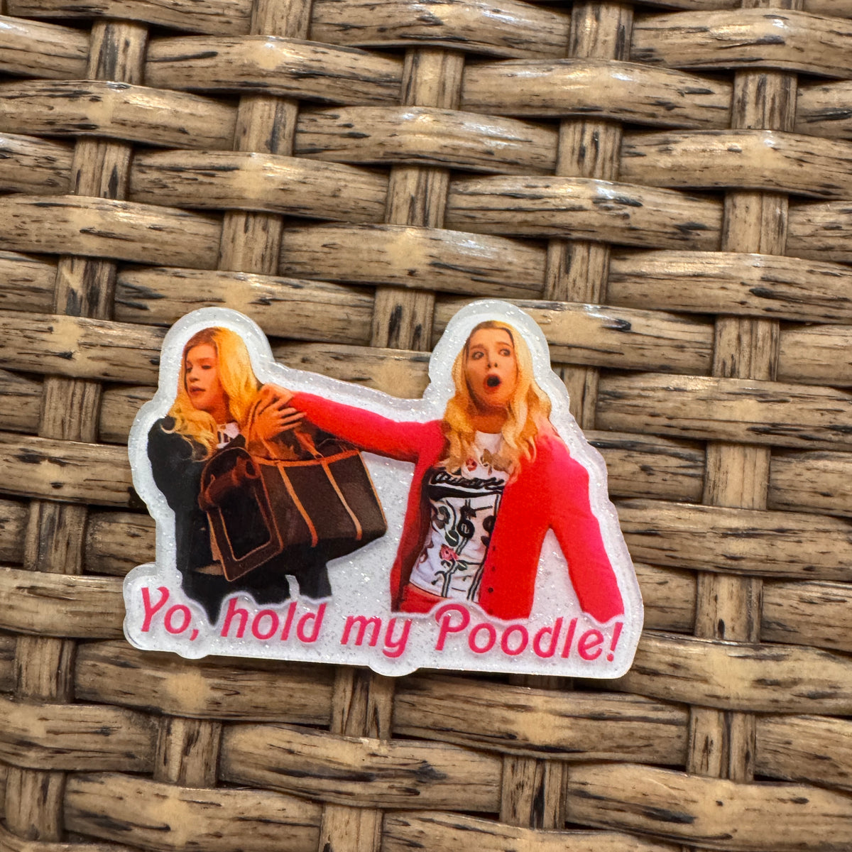 Acrylic Flatback Craft Embellishment White Chicks Movie