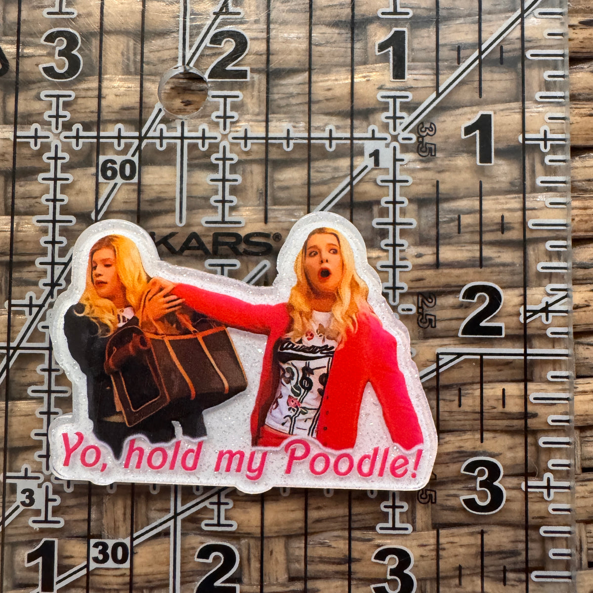 Acrylic Flatback Craft Embellishment White Chicks Movie