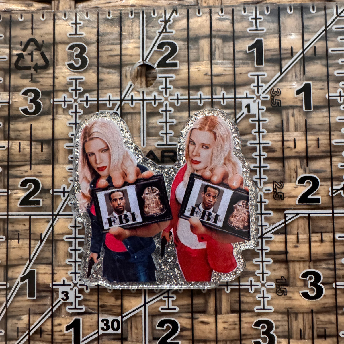 Acrylic Flatback Craft Embellishment White Chicks Movie
