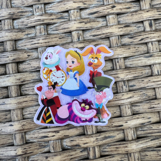 Alice and Wonderland Planar, Cabochon, Single Pc.