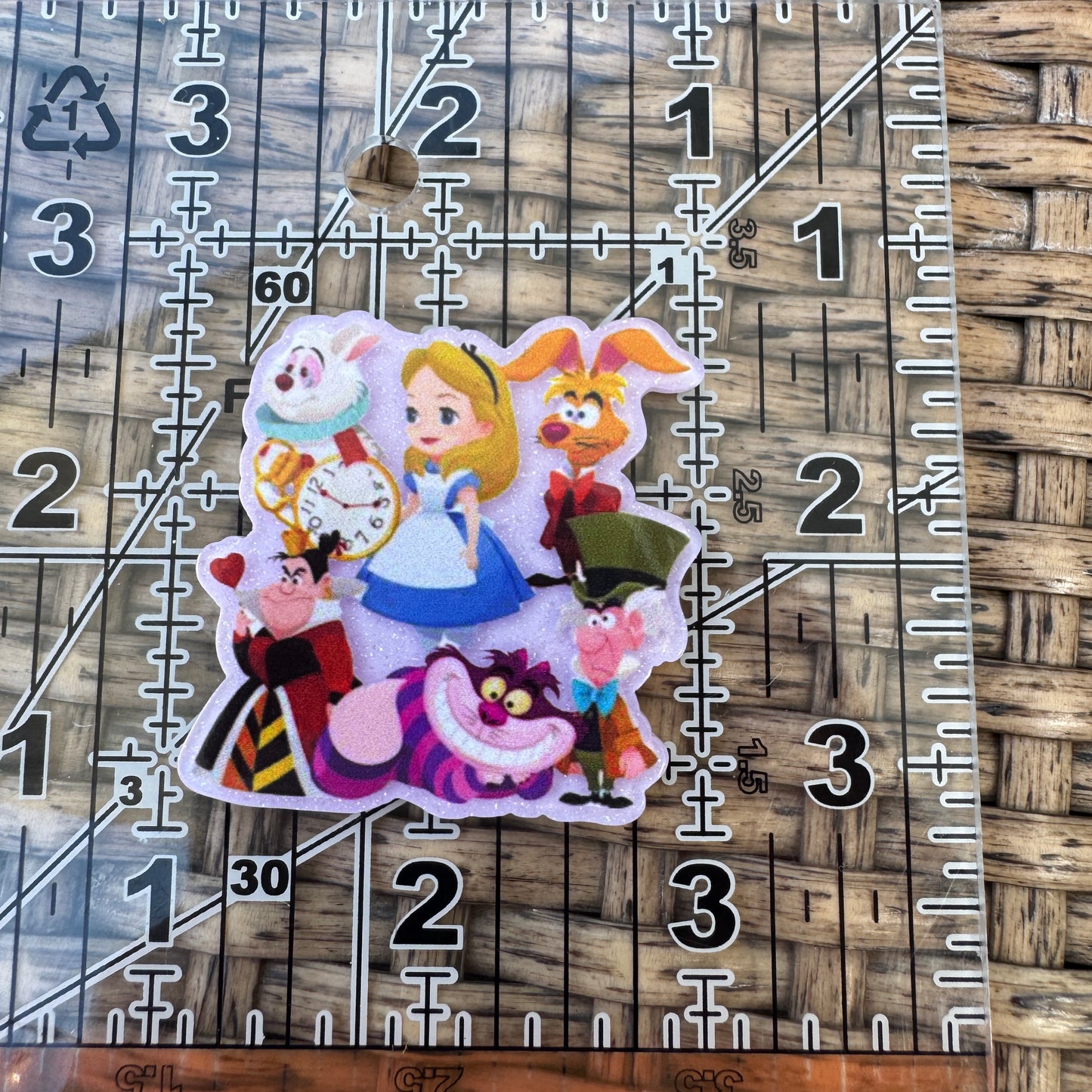 Alice and Wonderland Planar, Cabochon, Single Pc.