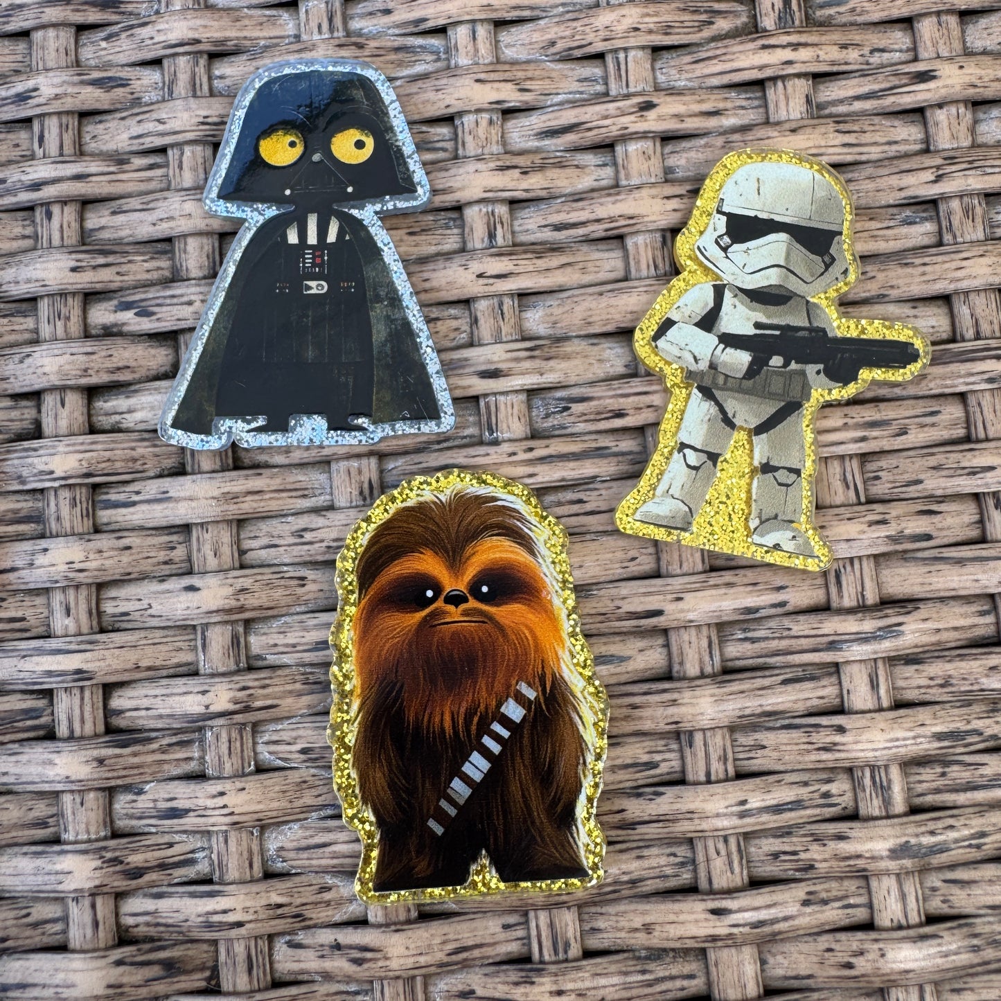 Star Wars Characters Flatback,  Planar, Cabochon, Single Pc.