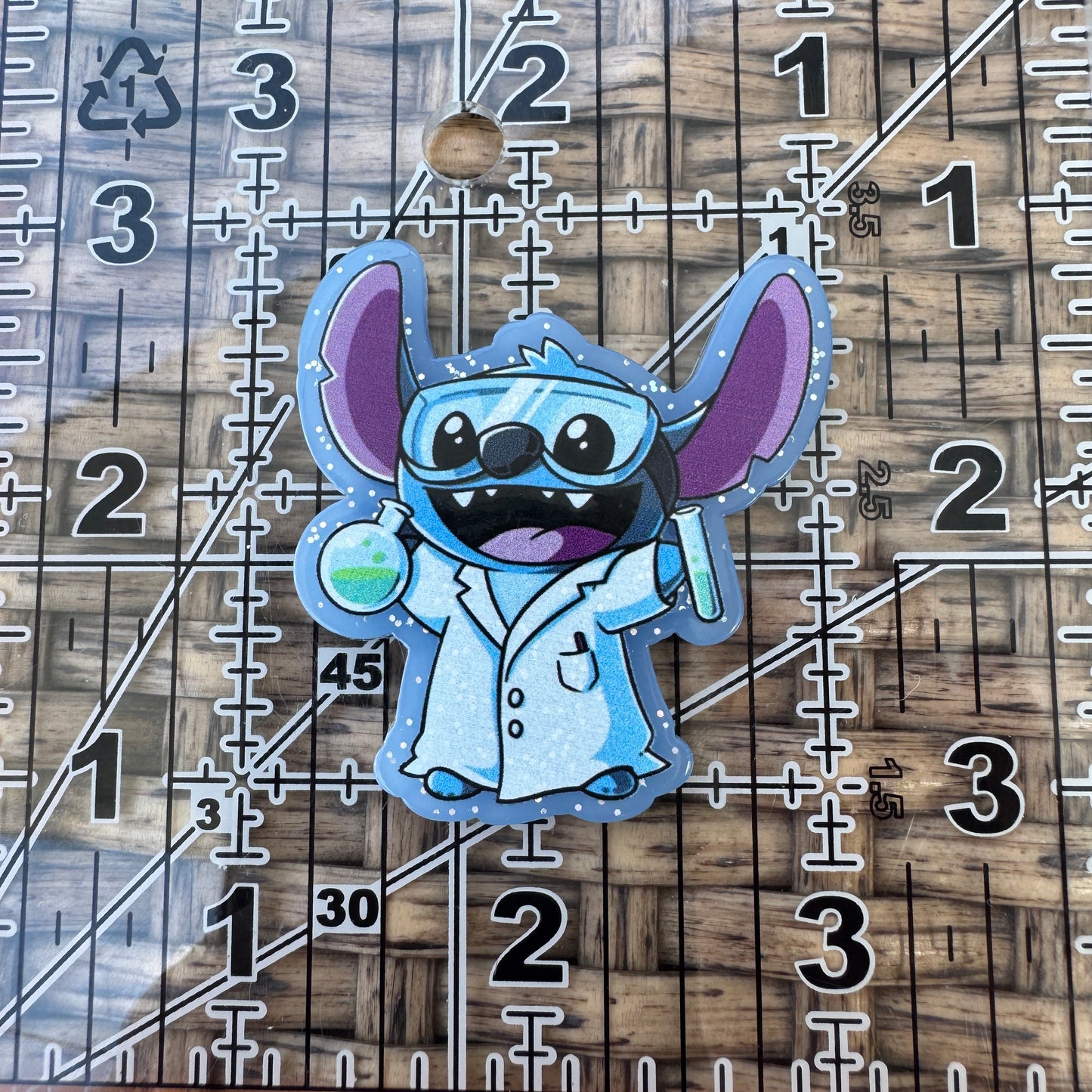 Stitch Scientist Flatback, Planar, Cabochon, Single Pc.