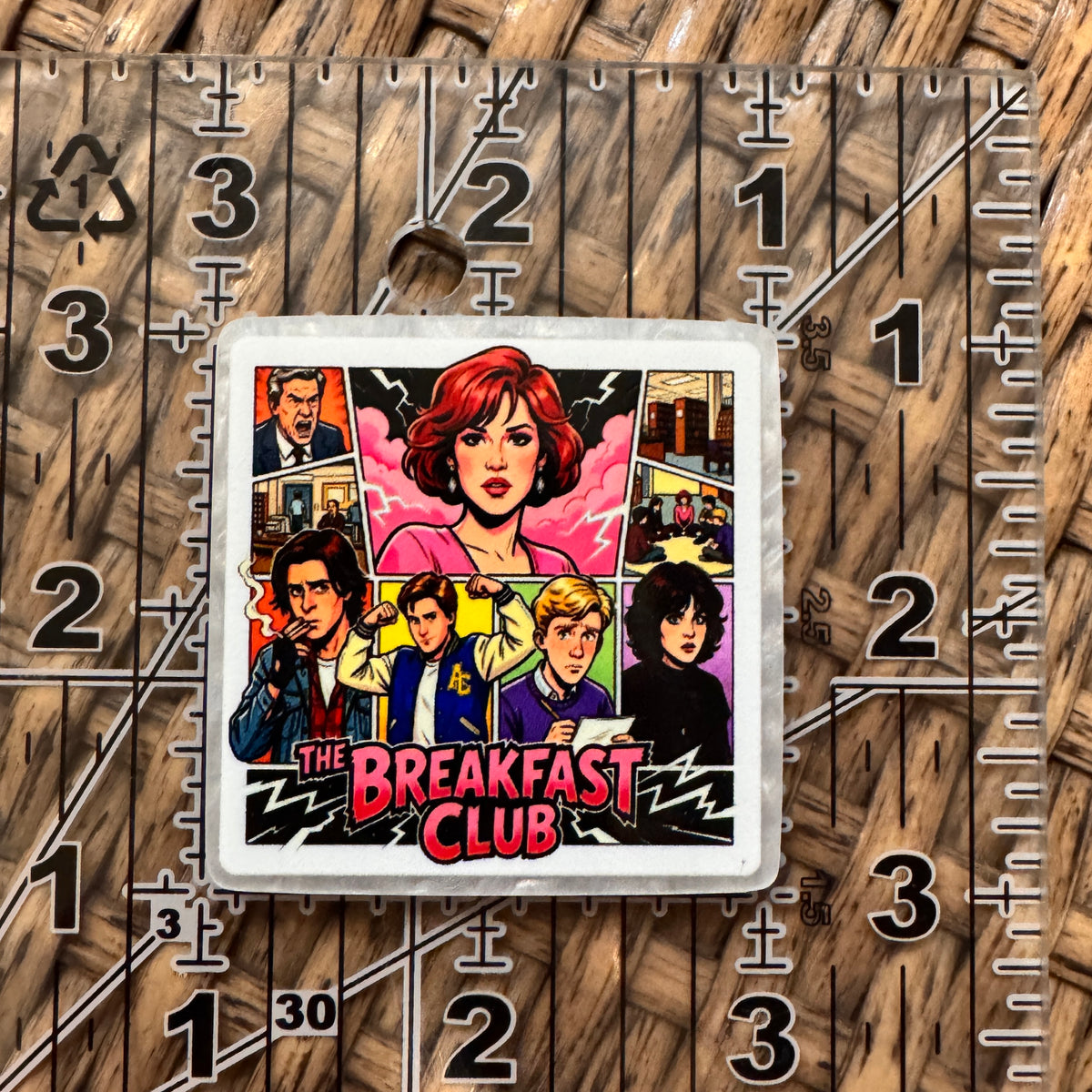 Acrylic Flatback Craft Embellishment Breakfast Club