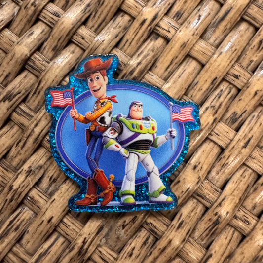 Acrylic Flatback Craft Embellishment Toy Story