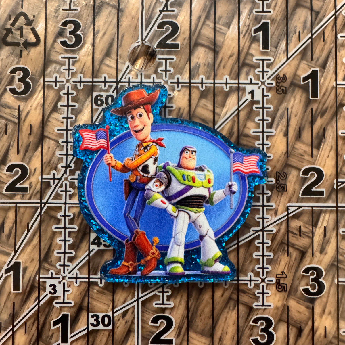 Acrylic Flatback Craft Embellishment Toy Story