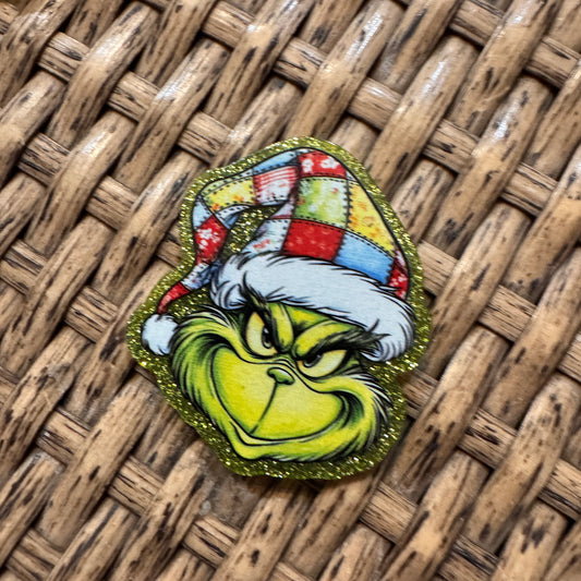 Acrylic Flatback Craft Embellishment The Grinch