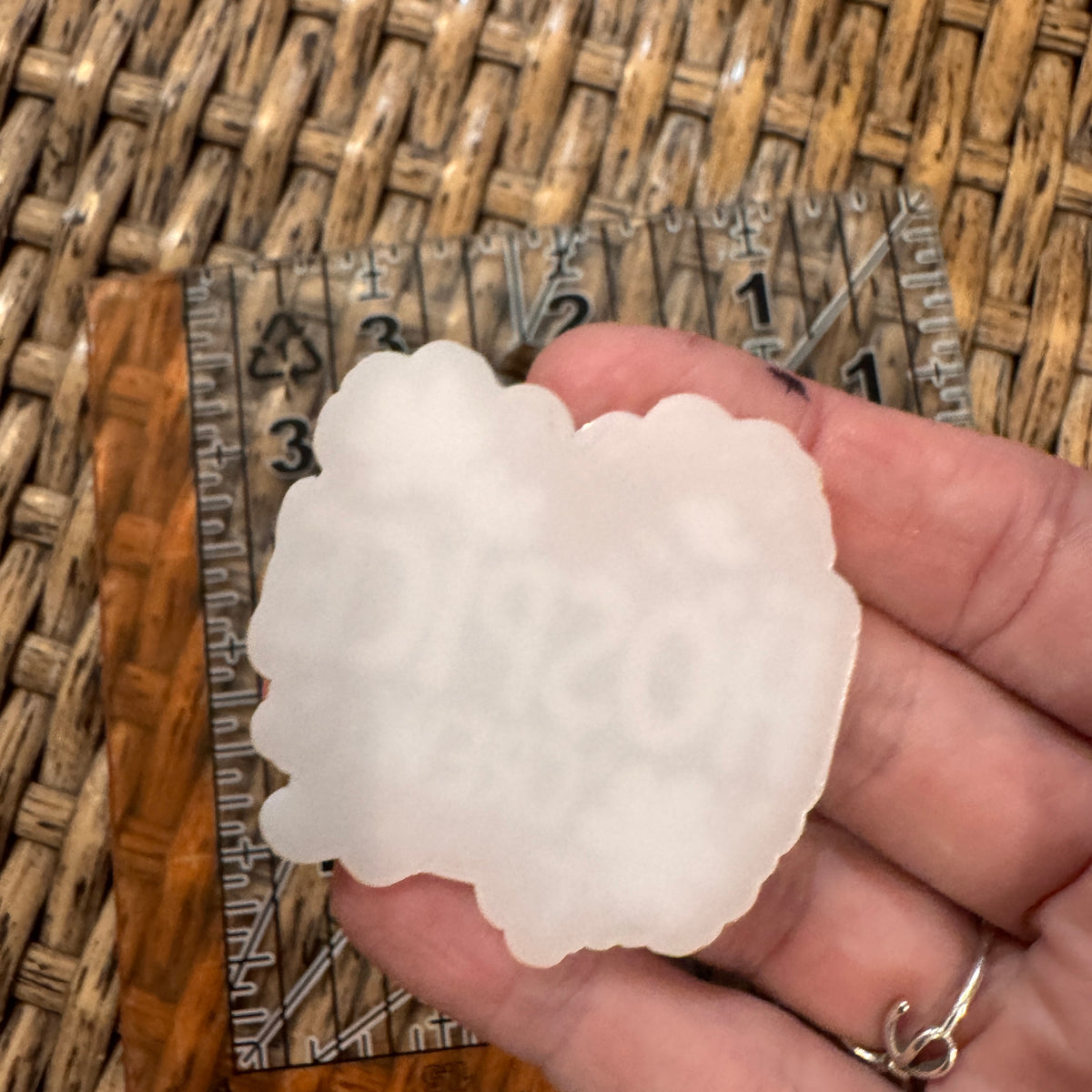 Acrylic Flatback Craft Embellishment Hospice Crew