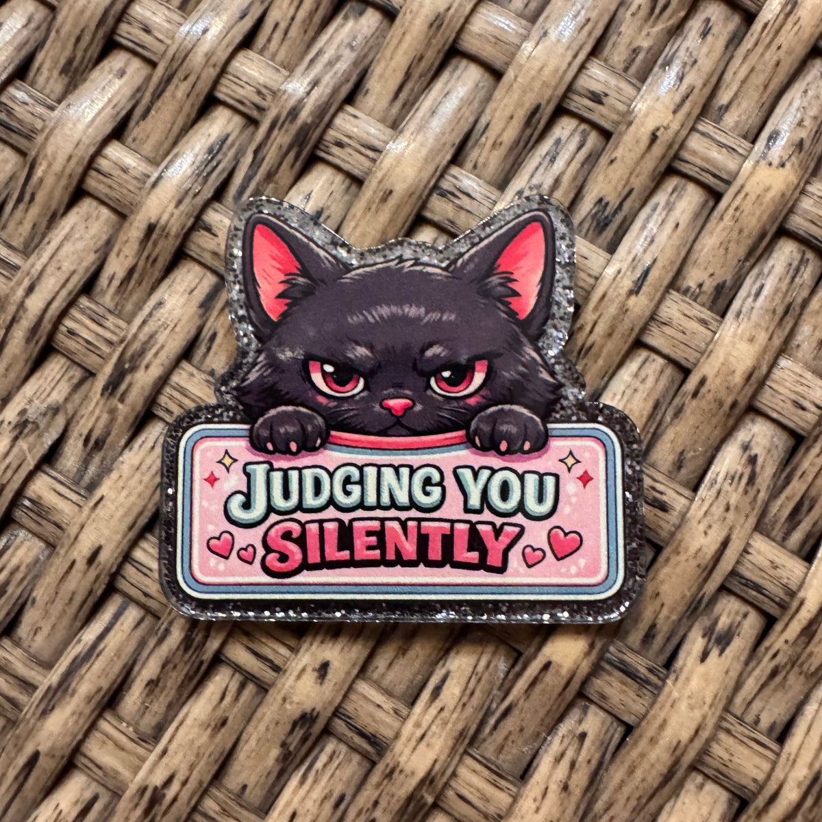 Acrylic Flatback Craft Embellishment Judging you