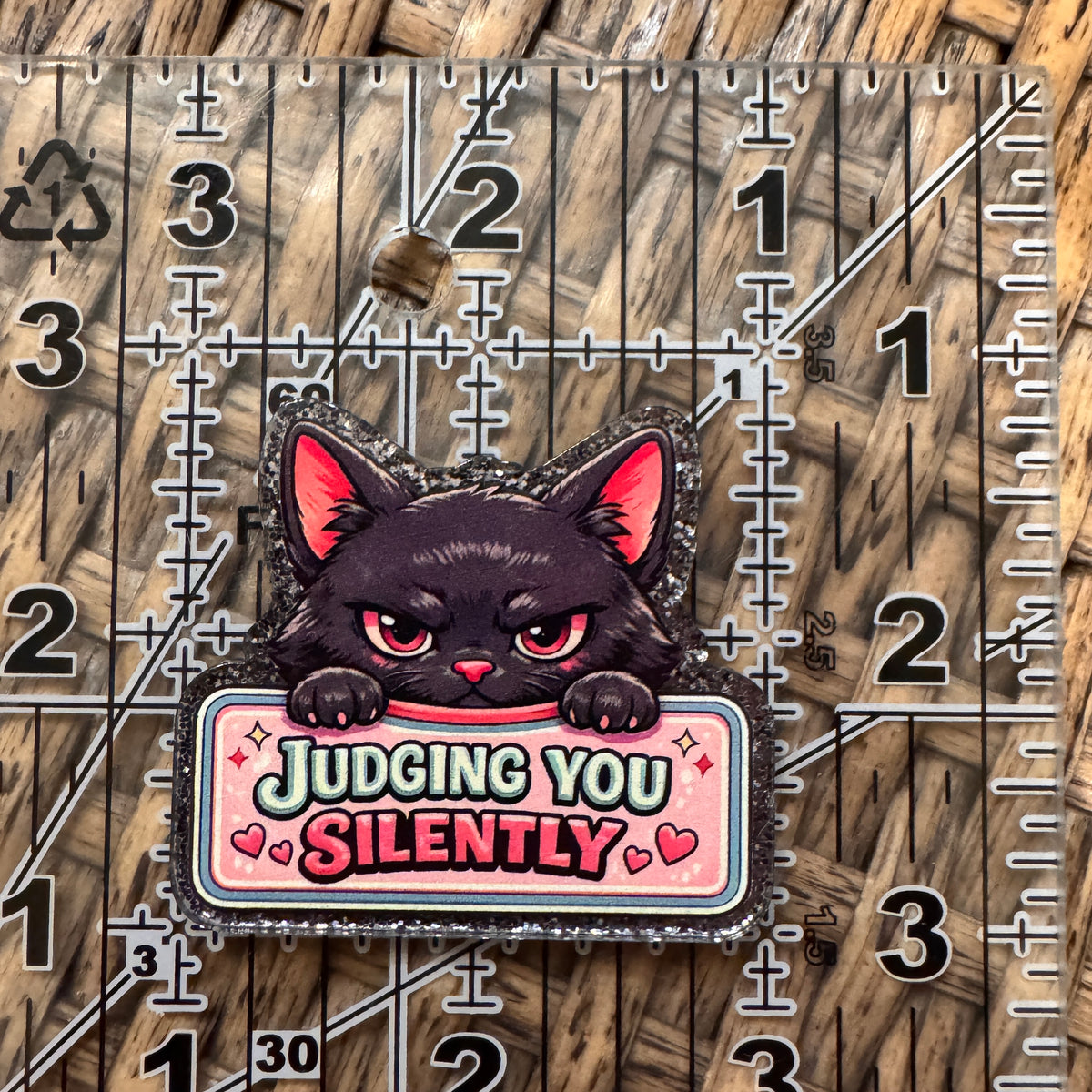 Acrylic Flatback Craft Embellishment Judging you