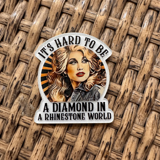 Acrylic Flatback Craft Embellishment - Dolly Parton
