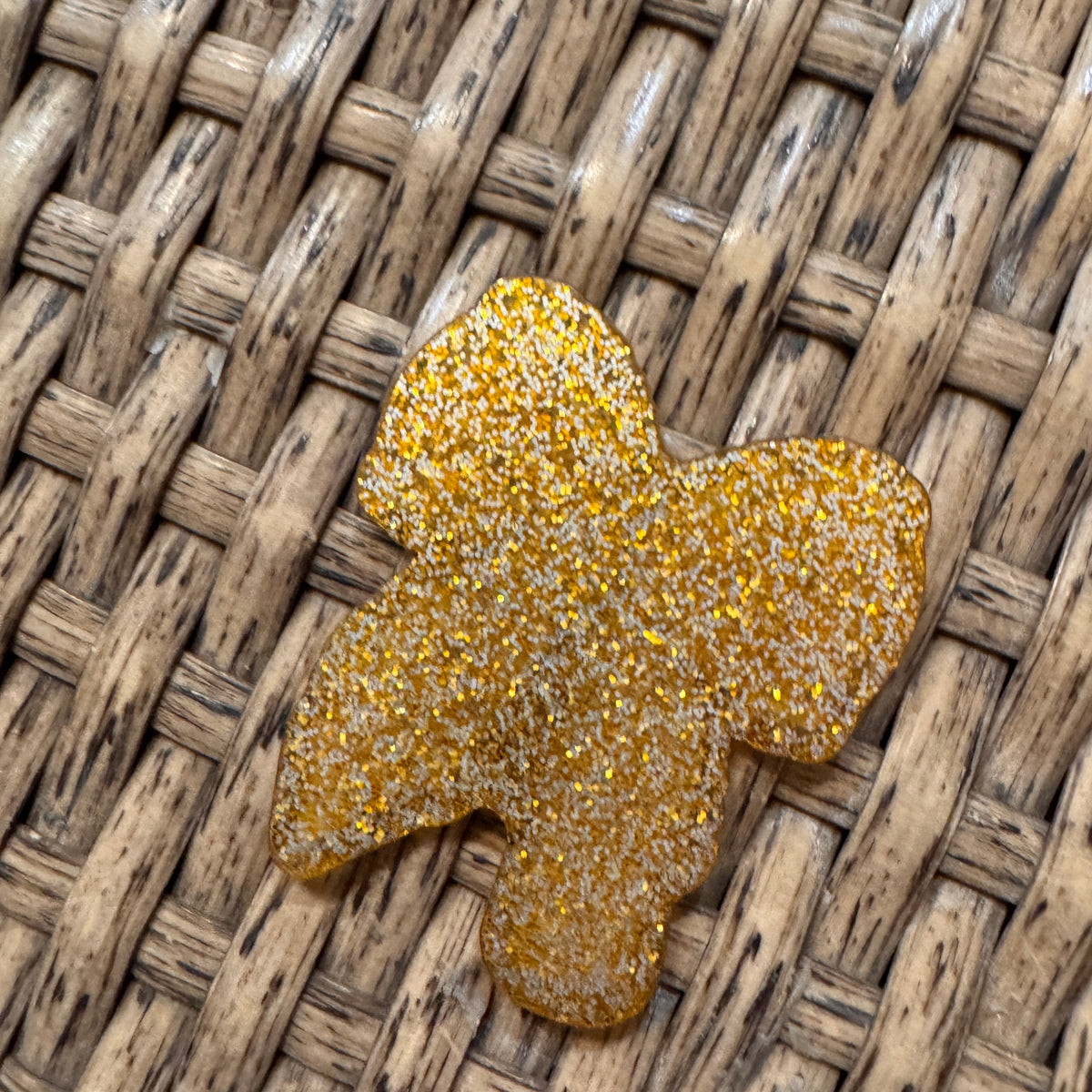 Acrylic Flatback Craft Embellishment - Teacher Pencil Bow